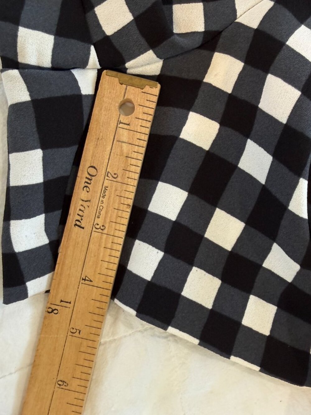 Banana Republic Black White Gingham Romper Pockets Size 0 - Picture 12 of 15